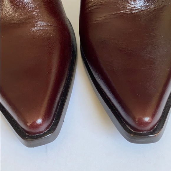 NEW Jeffrey Campbell Flynn Burgundy Boots Size 7 - Picture 10 of 16